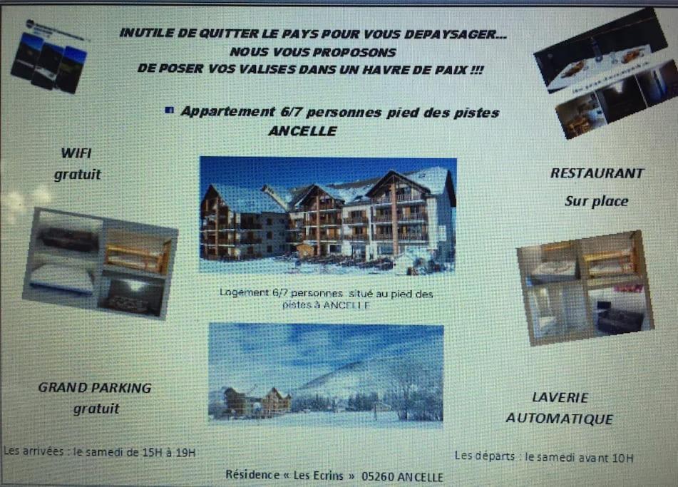 Appart Tres Ensoleille 5-6 Pers Au Pied Des Pistes أونسيل المظهر الخارجي الصورة